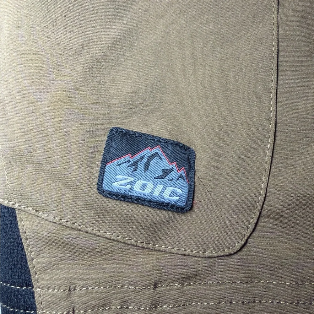 Zoic Men’s Ether Shorts Tan Brown Black Small‎